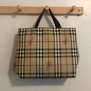 Classic Burberry hand bag